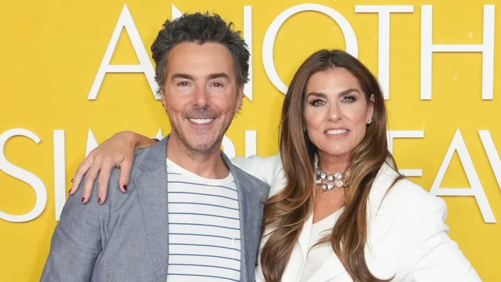 Shawn Levy and his wife Serena